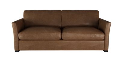 Otto 3 Seat Sofa in Tan Vintage Leather - sofa.com