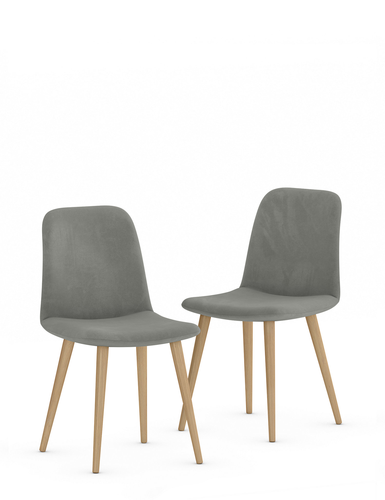 M&S Loft Set of 2 velvet Dining Chairs