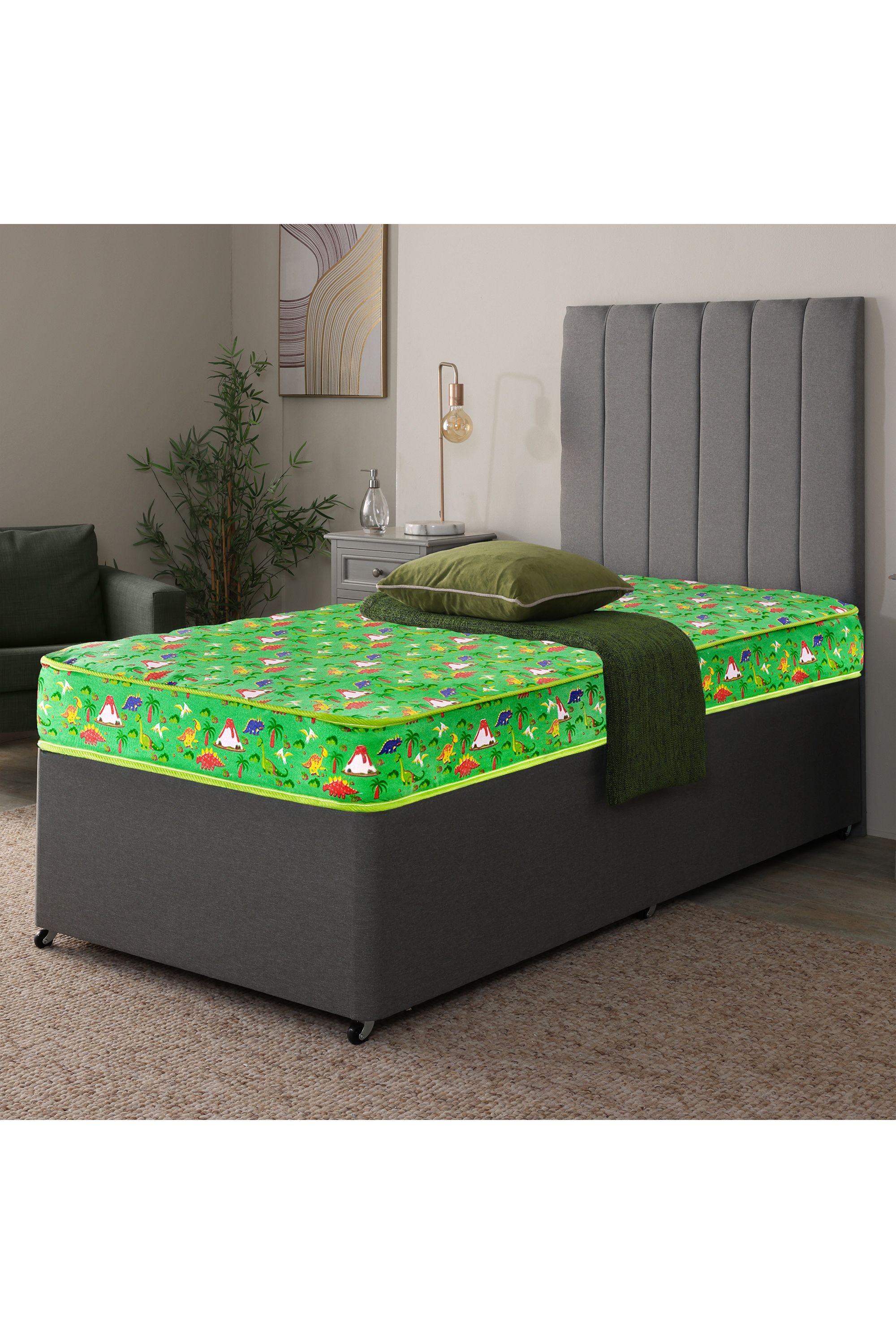 eXtreme Comfort Ltd Extreme Comfort Dreamy Dinosaur Spring Value Mattress in Green