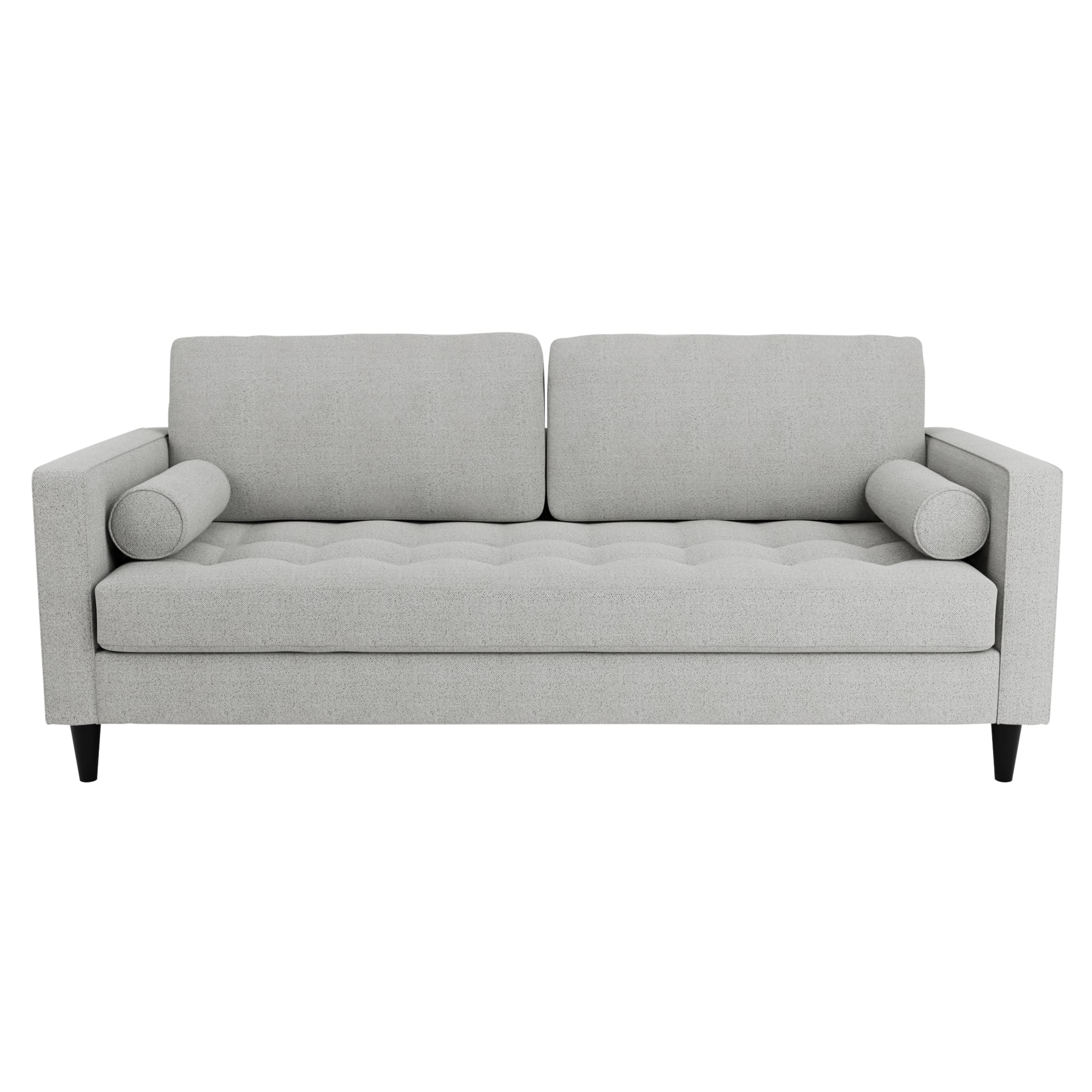 Zoe Boucle 3 Seater Sofa Light Grey