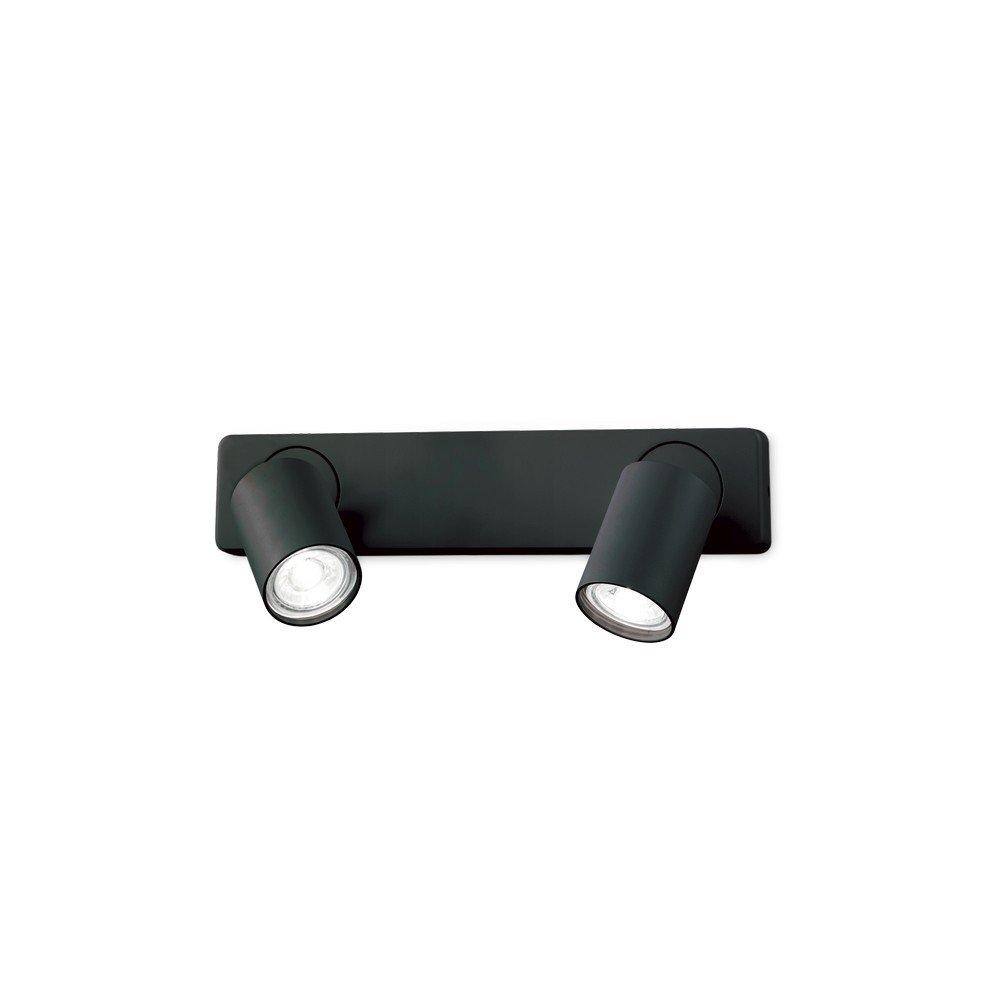 Netlighting Rudy Indoor Wall Lamp Spotlight 2 Lights Black GU10