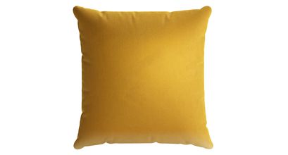 55x55cm Scatter Cushion in Butterscotch Cotton Matt Velvet - sofa.com