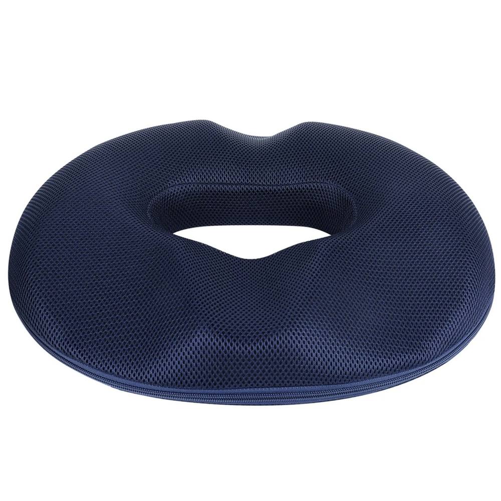 Nordara Donut Cushion Coccyx Cushion Doughnut Cushion Memory Foam in Blue