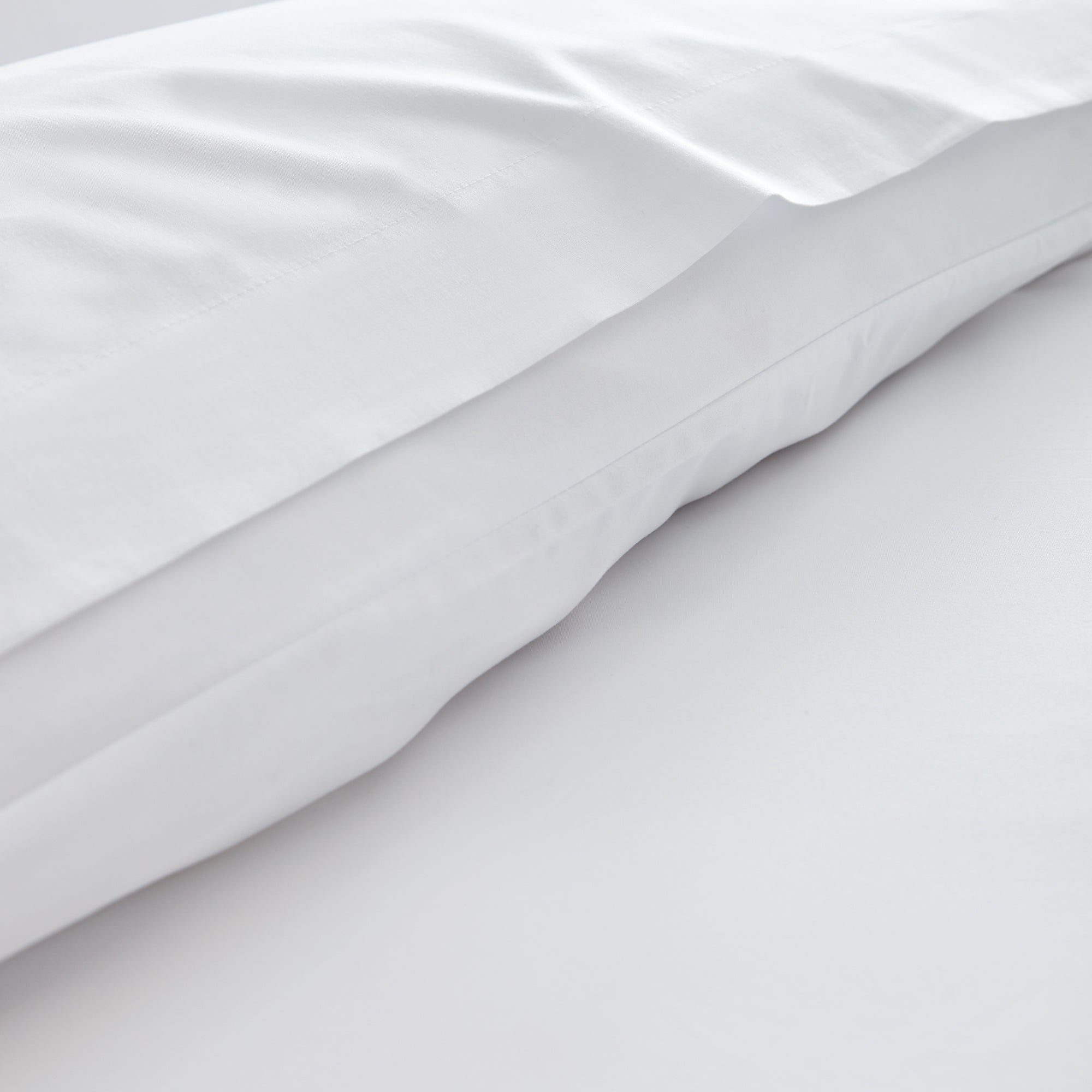 Fogarty Cooling Cotton Flat Sheet White
