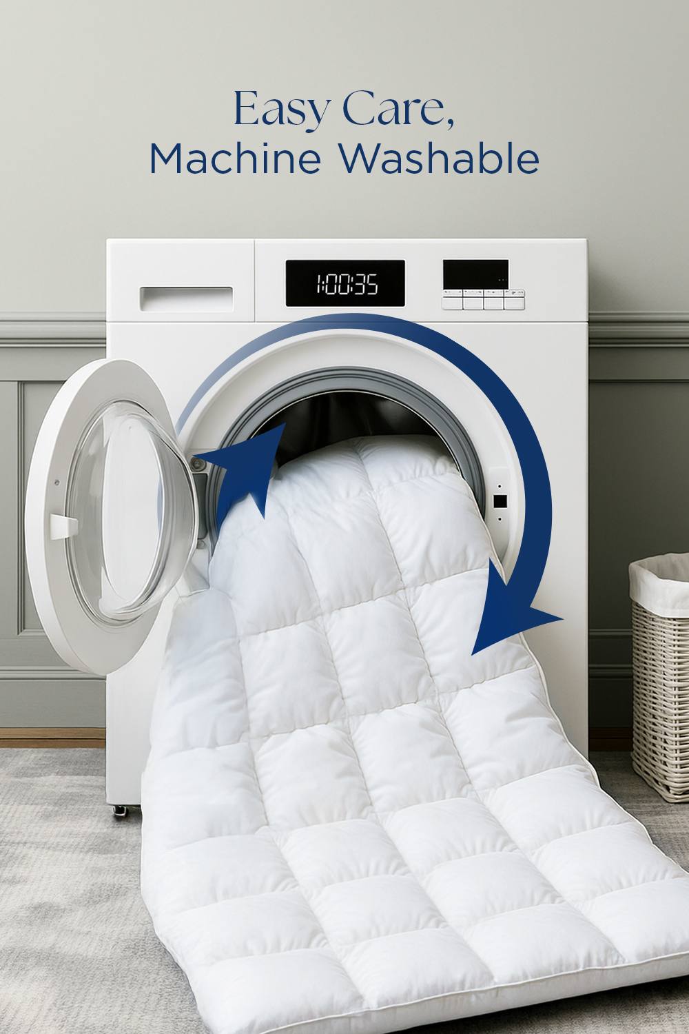 CHRISTY 'Cloud Loft' Lightweight All Season 10.5 Tog Duvet in White 6