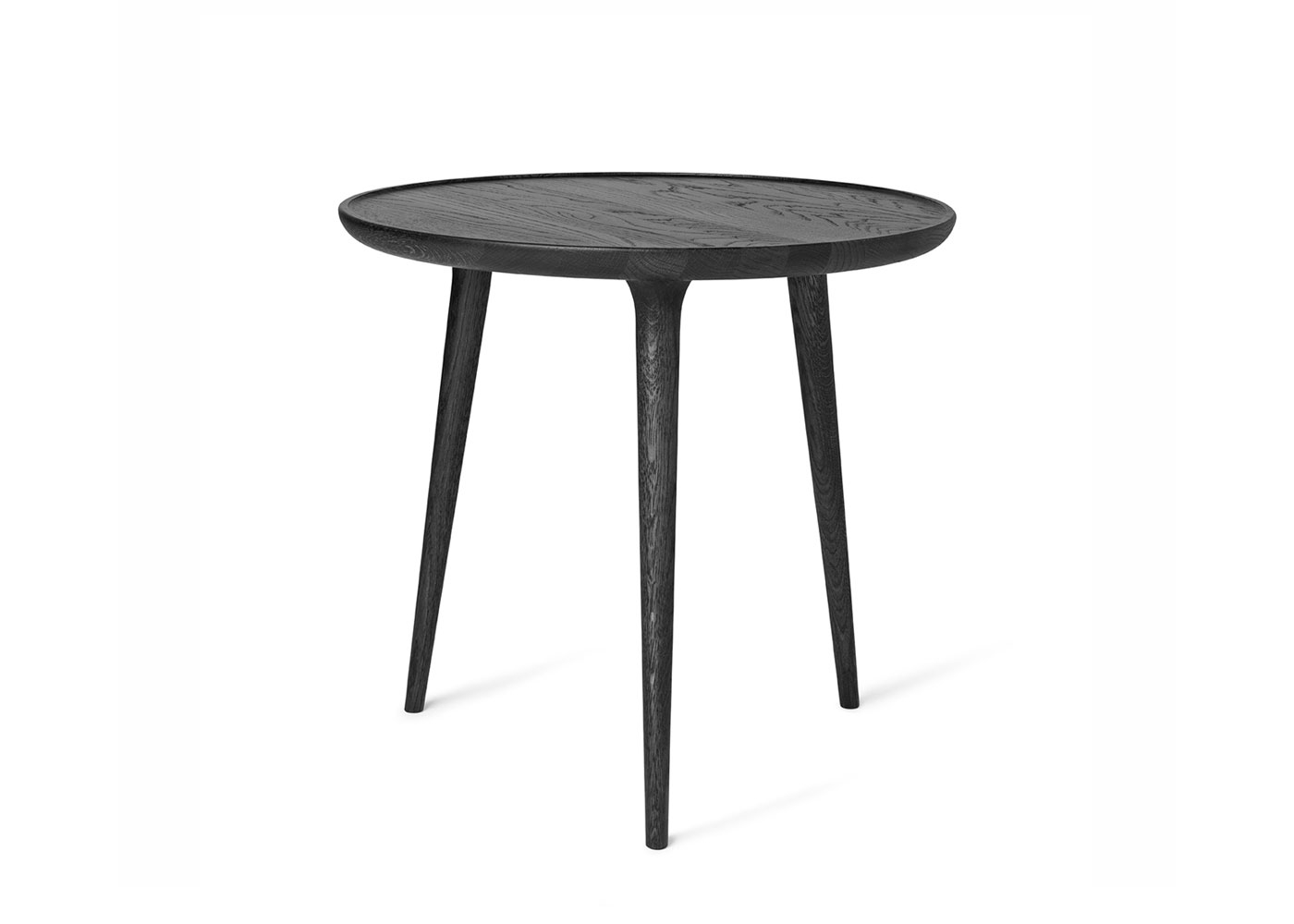 Mater Accent Side Table Black Stained Oak Large W60 x H55