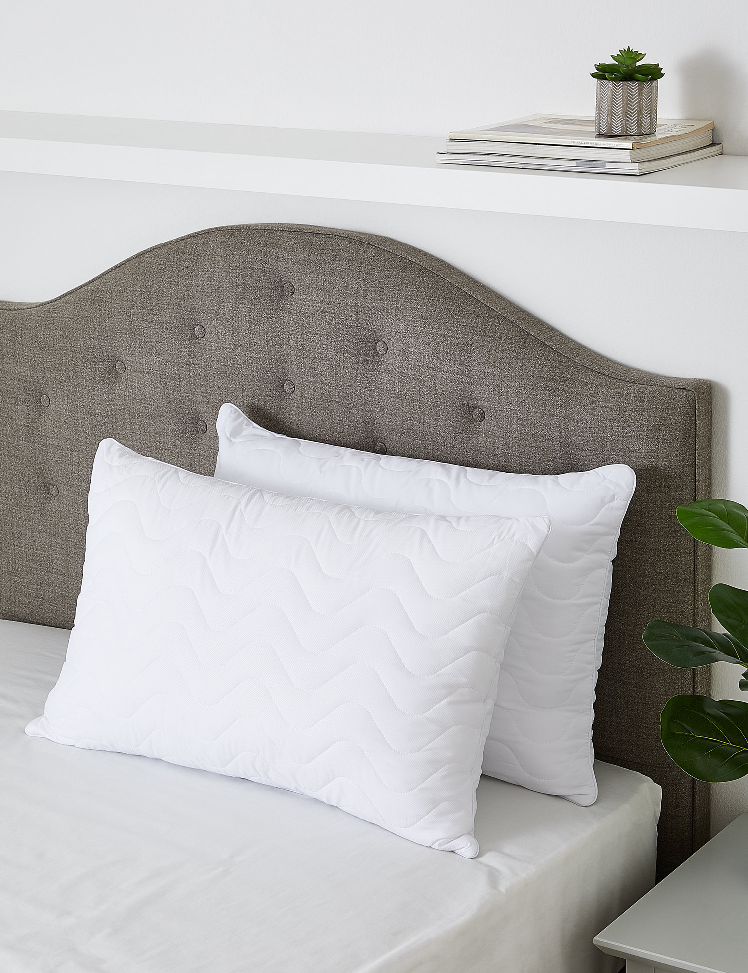 M&S 2 Pack Soft As Down Medium Pillows