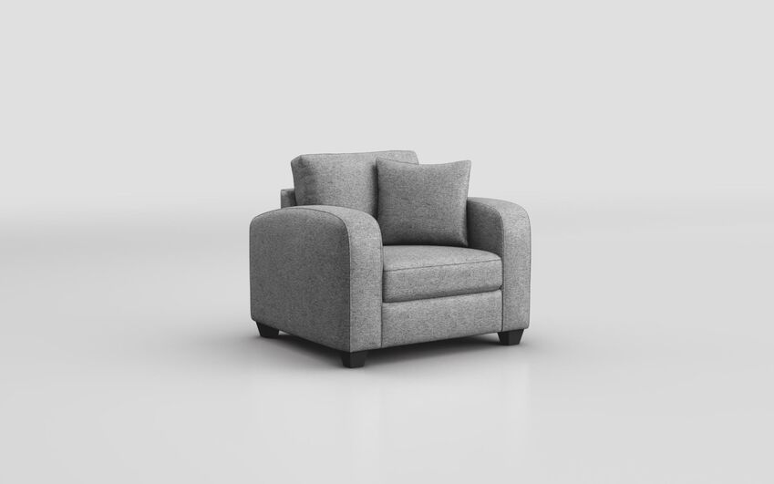 Blue Fabric Sestola Armchair