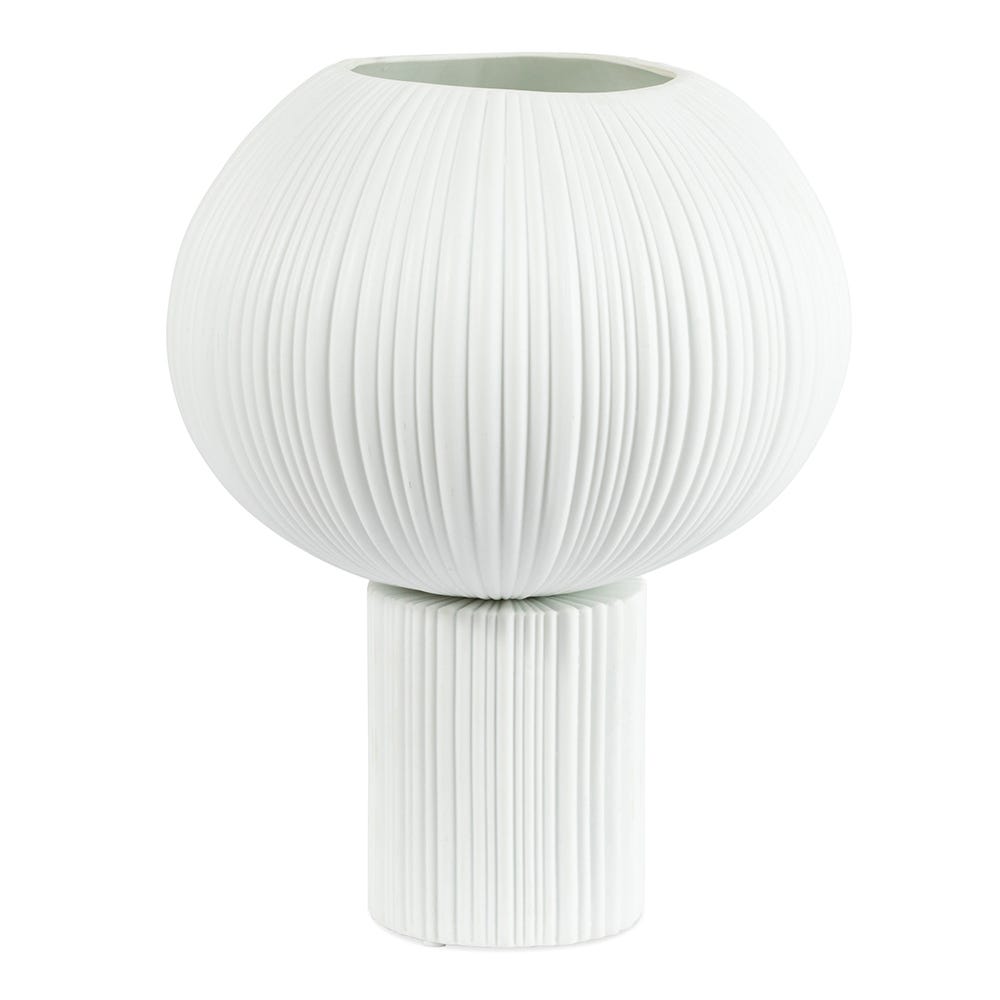 Heal's Sea Urchin Porcelain Table Lamp White 2
