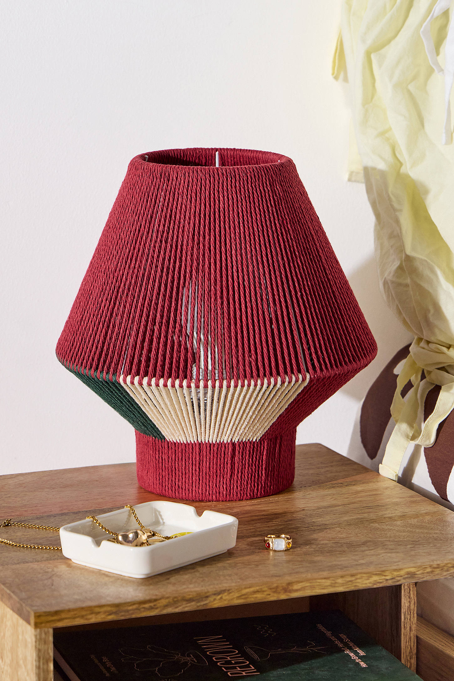 String Table Lamp - Red