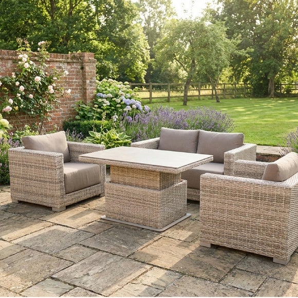 Norfolk Leisure Winslow Lounge Set with Height Adjustable Table