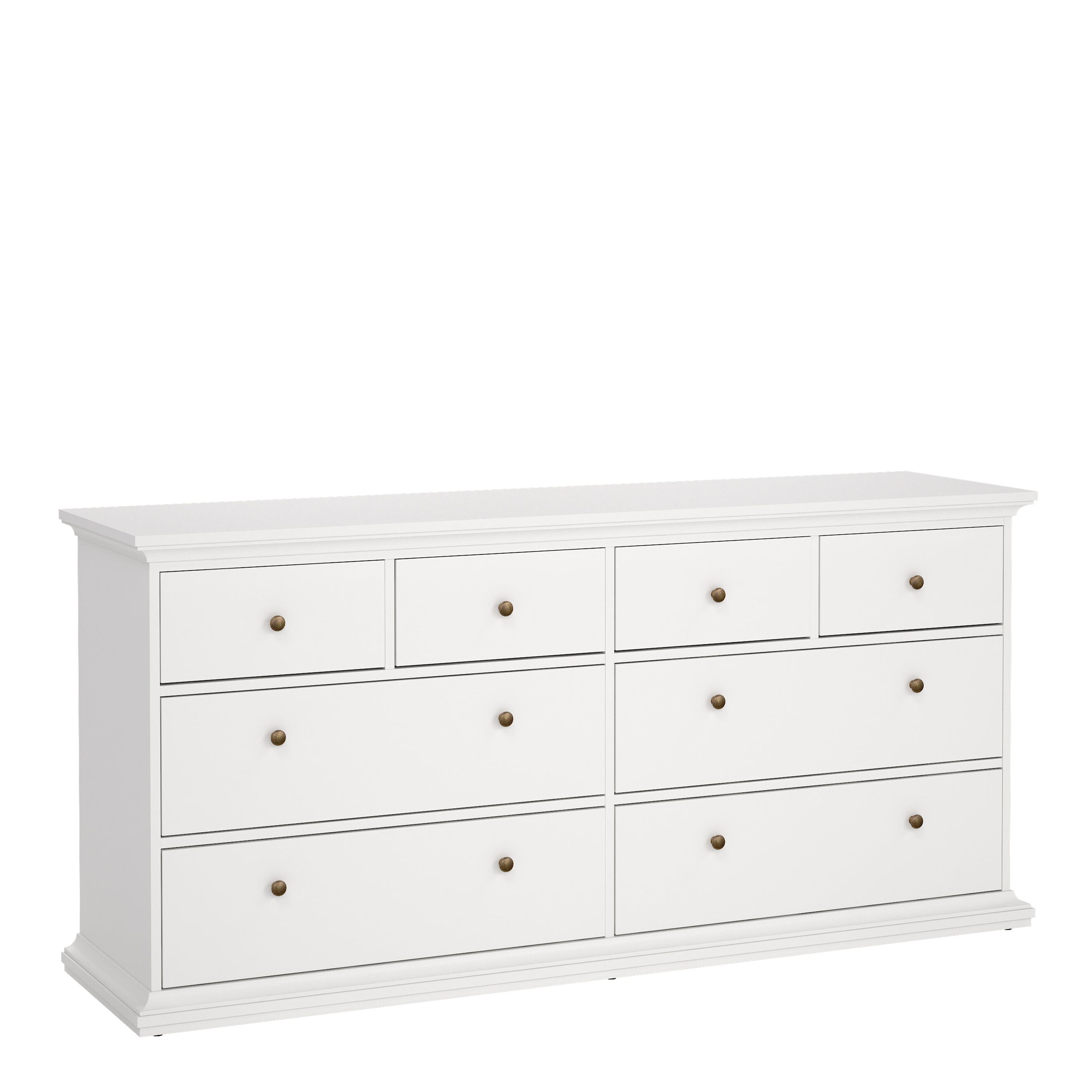 Furniture To Go Paris Chest of 8 Drawers in White