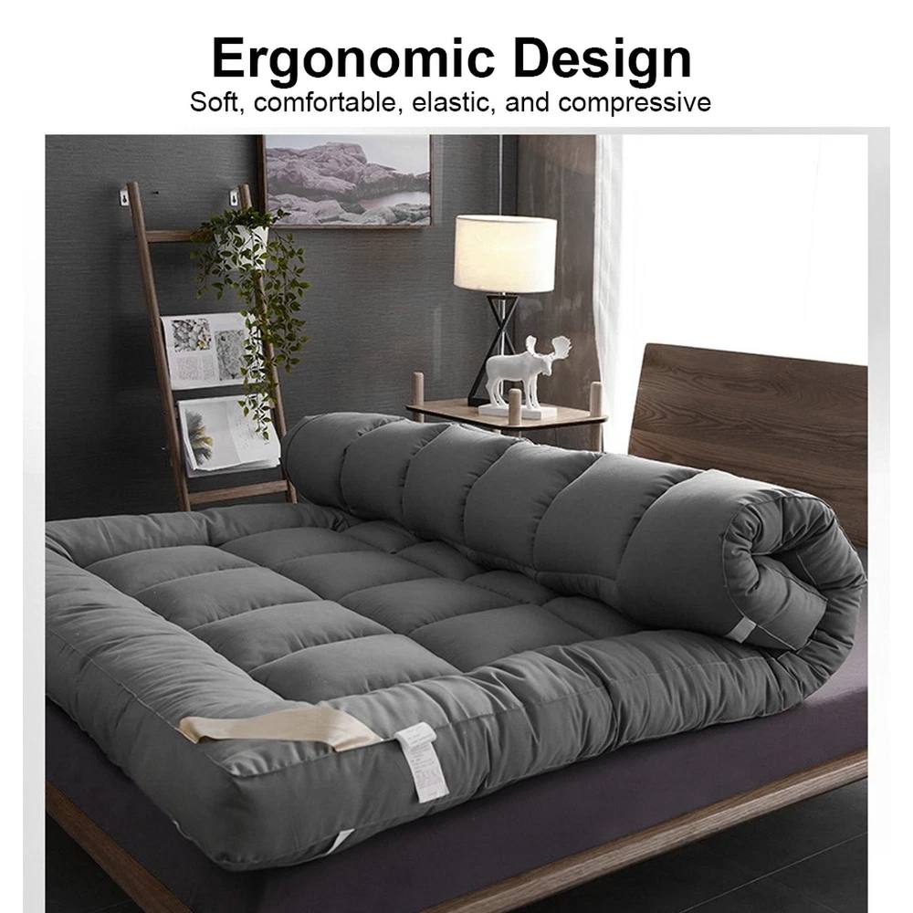SPETLEK 10cm Mattress Topper 90X200CM in Grey