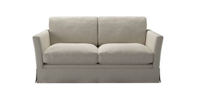 Otto 2 Seat Sofa Bed in Canvas Pure Belgian Linen - sofa.com