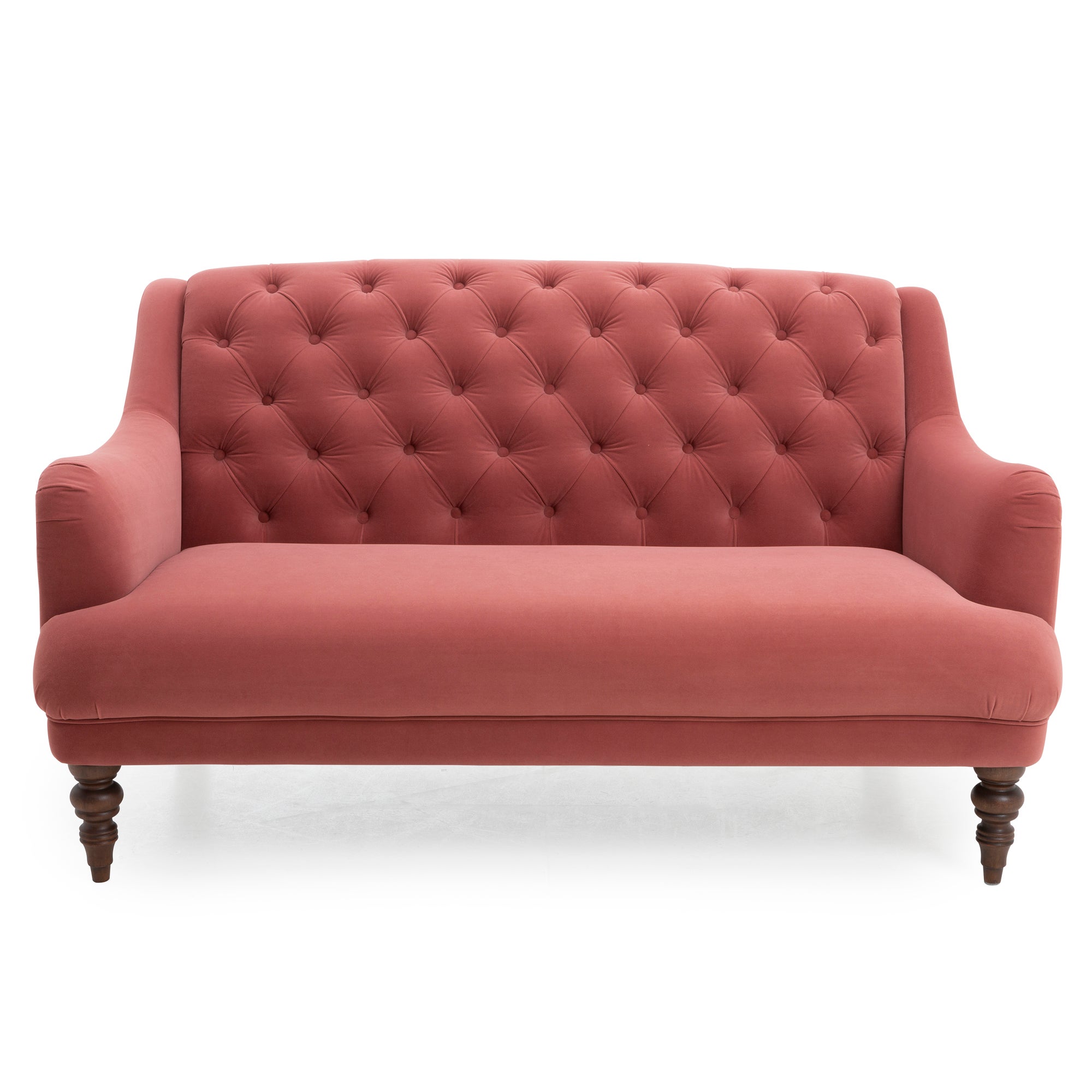 Natalia Velvet 2 Seater Sofa Pink