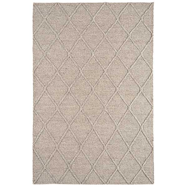 Flori Diamond Hand Woven Rug  Camel