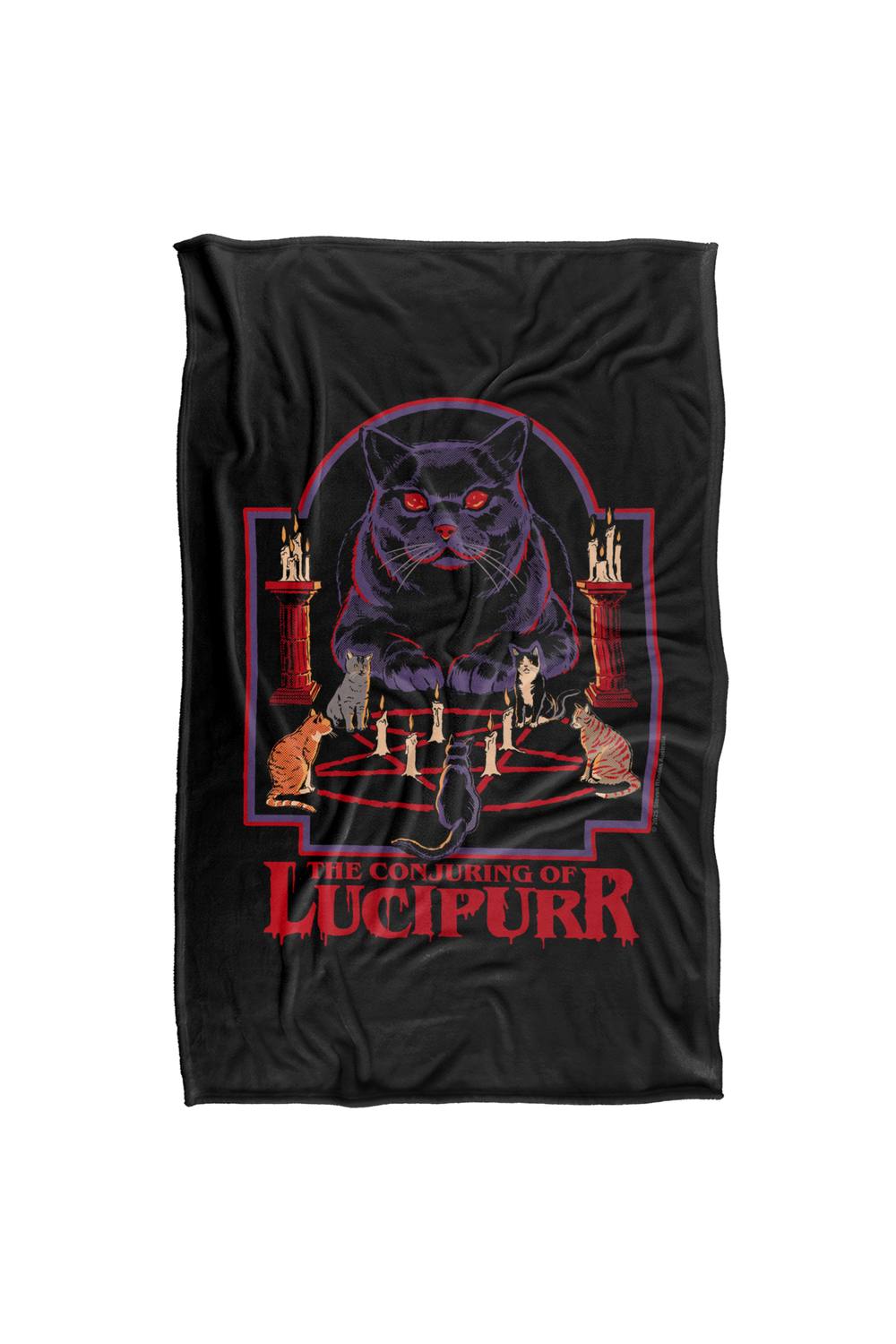 Steven Rhodes Lucipurr Silky Touch Super Soft Throw Blanket