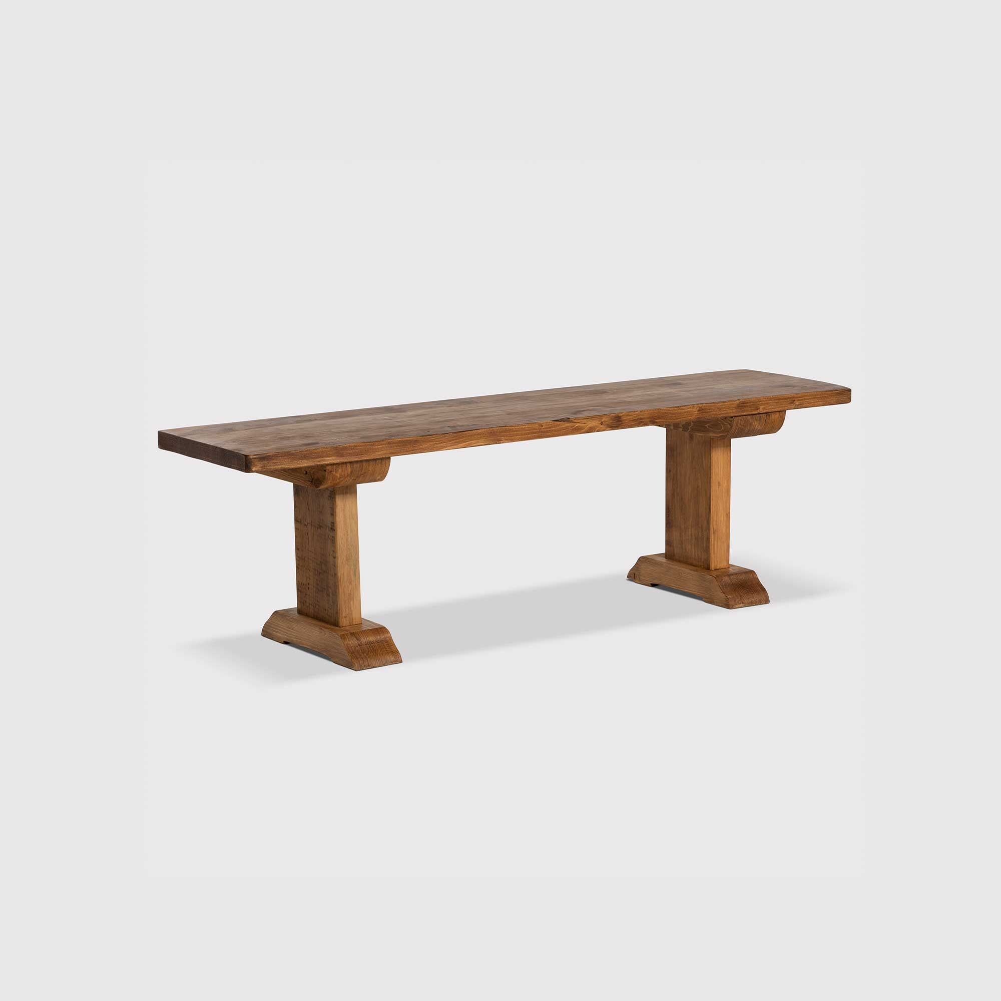 Covington Bench 220cm Polished Timber Wood | W220cm | Barker & Stonehouse