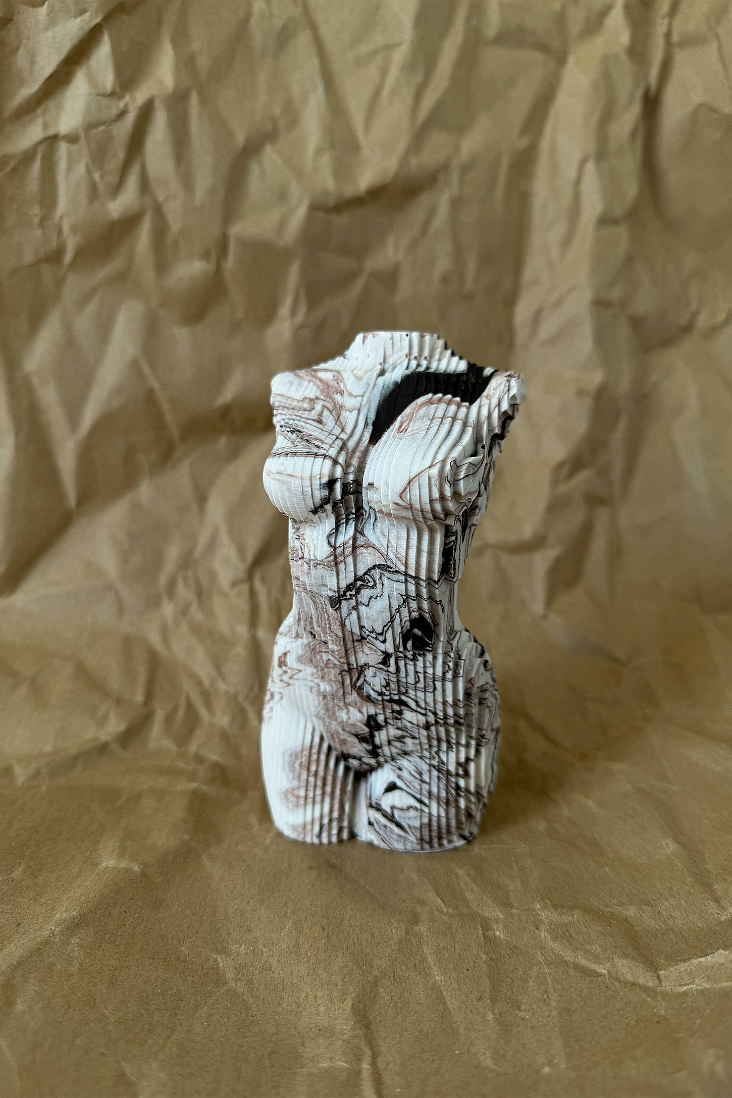 Warm Studios Abstract Sculpture - Brown