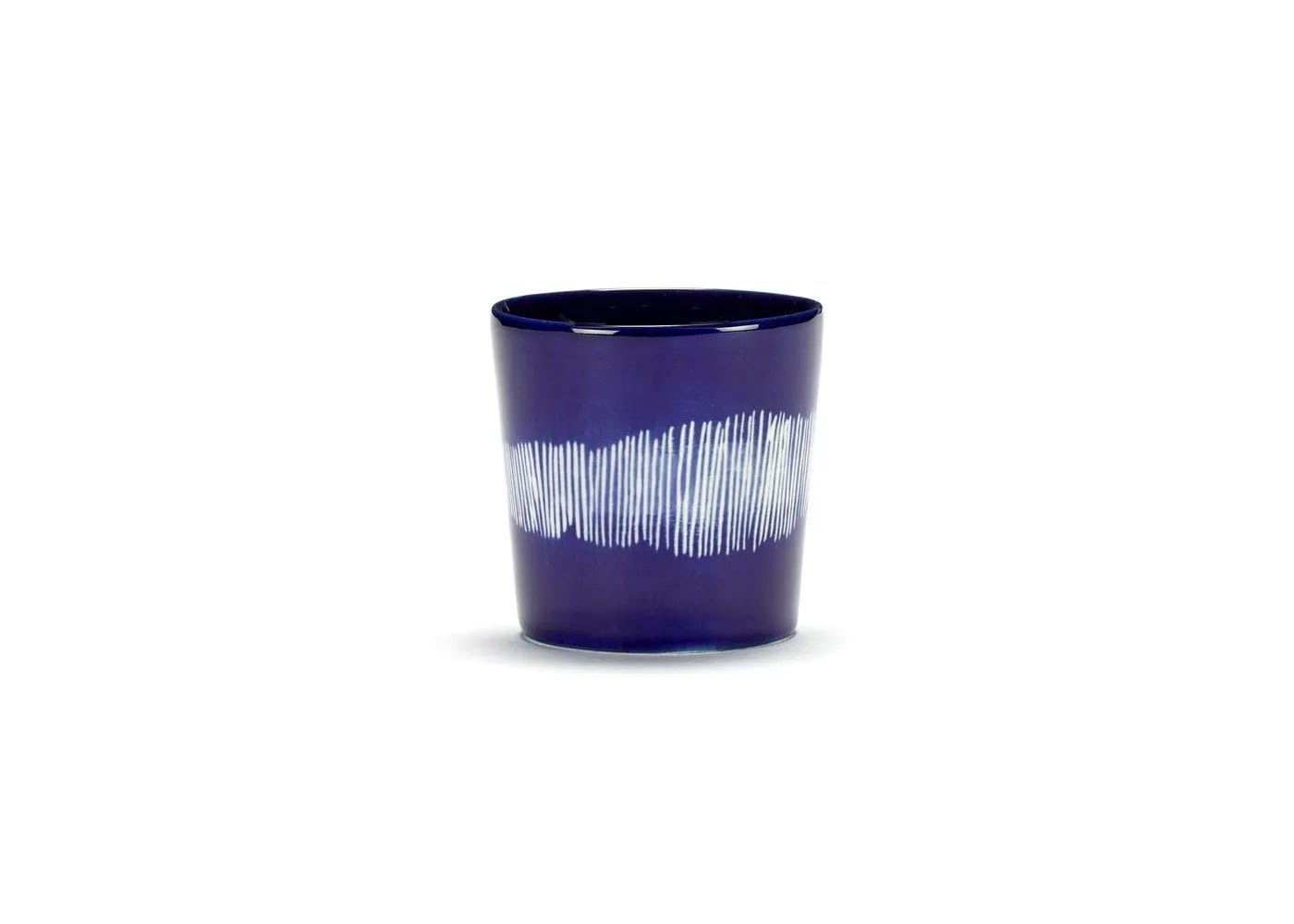 Serax Ottolenghi Feast Swirl Coffee Cup Blue and White Set of 4