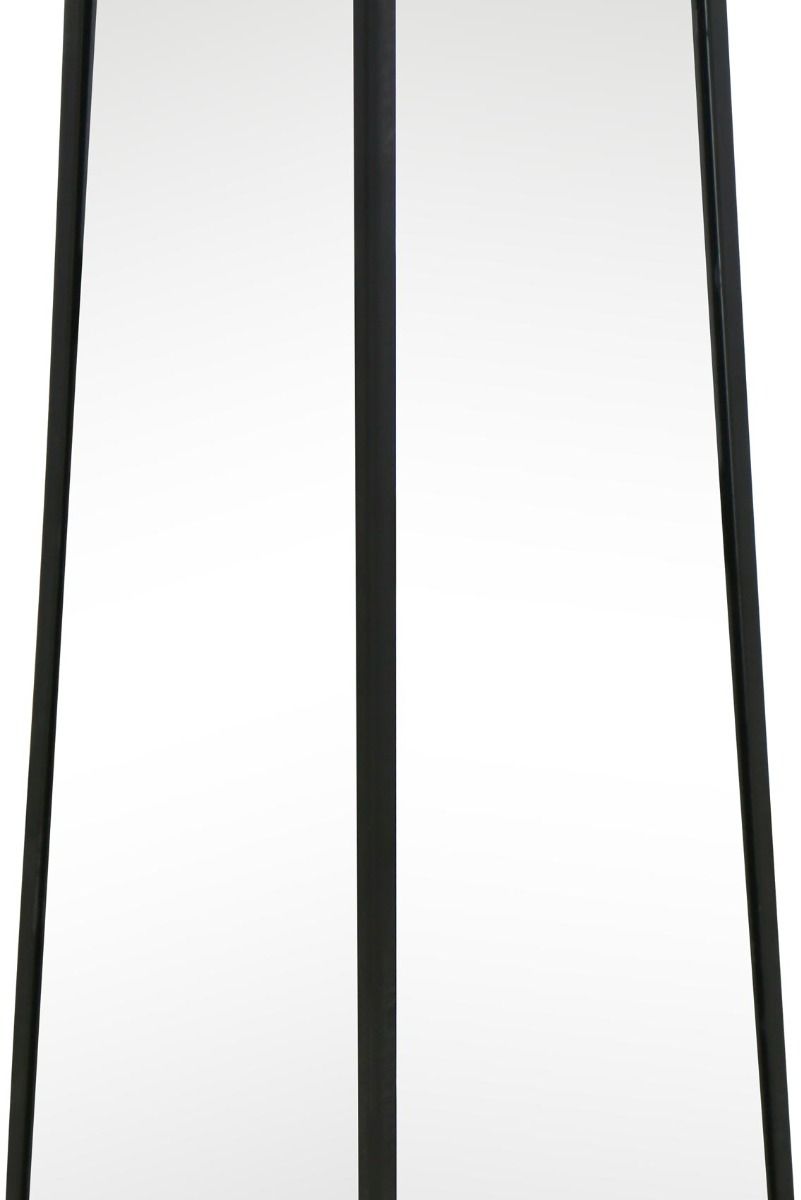 MirrorOutlet Black Metal Edged Mirrored Garden Ornament (100CM X 20CM X 20CM) 6