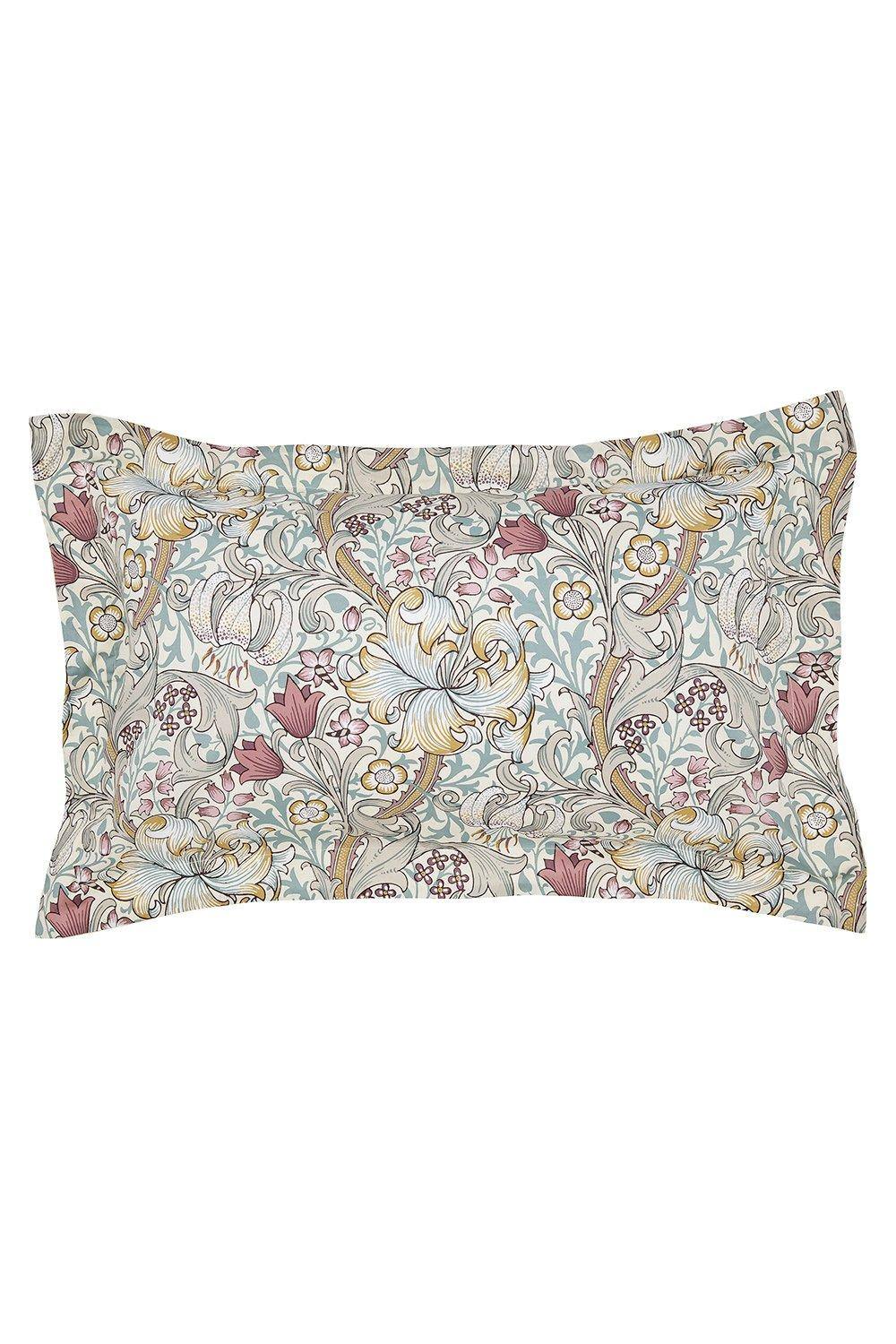Morris & Co 'Golden Lily' Cotton Duvet Cover Set 4
