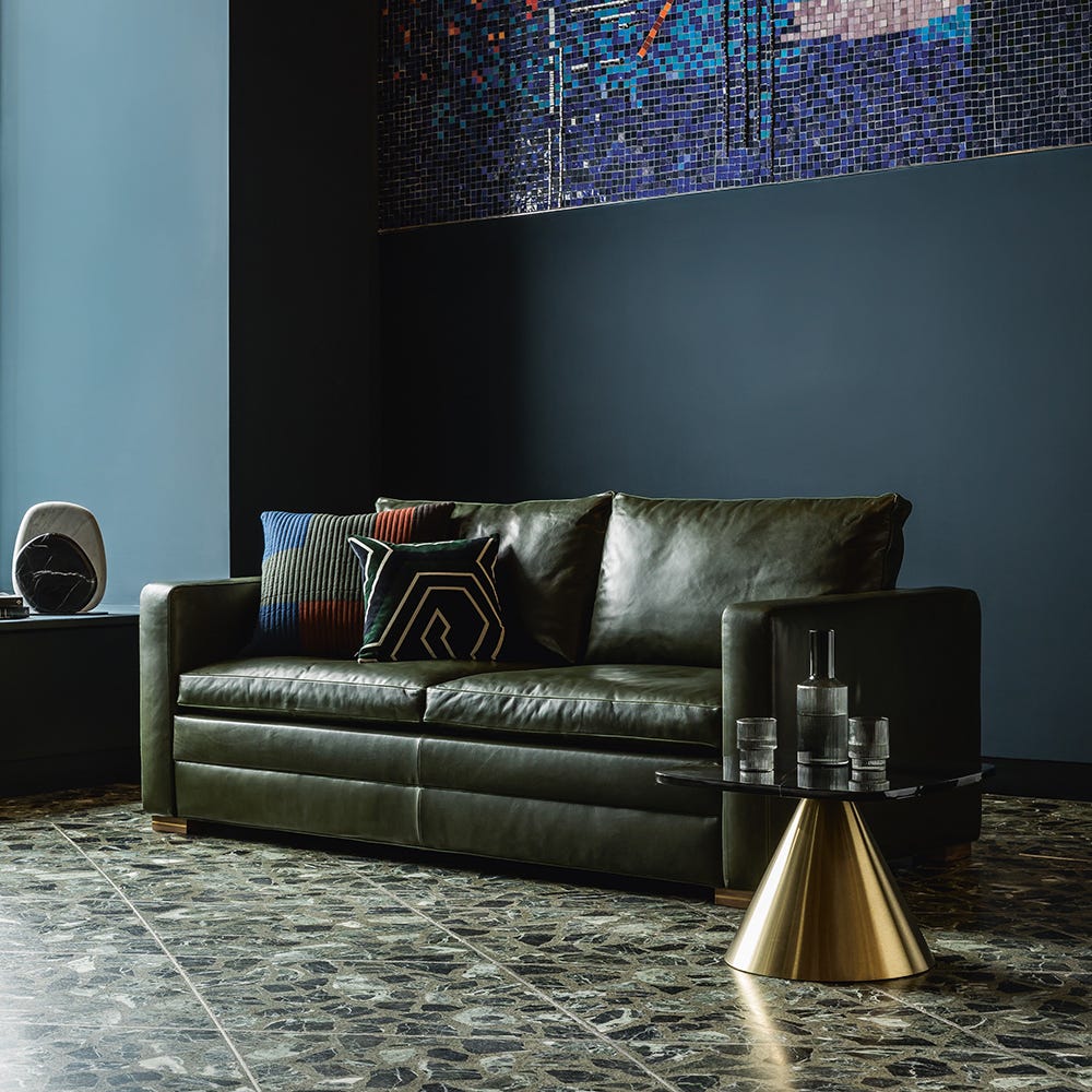 Heal's Palermo 5 Seater Sofa Siena Cotton Clay Black Feet 3