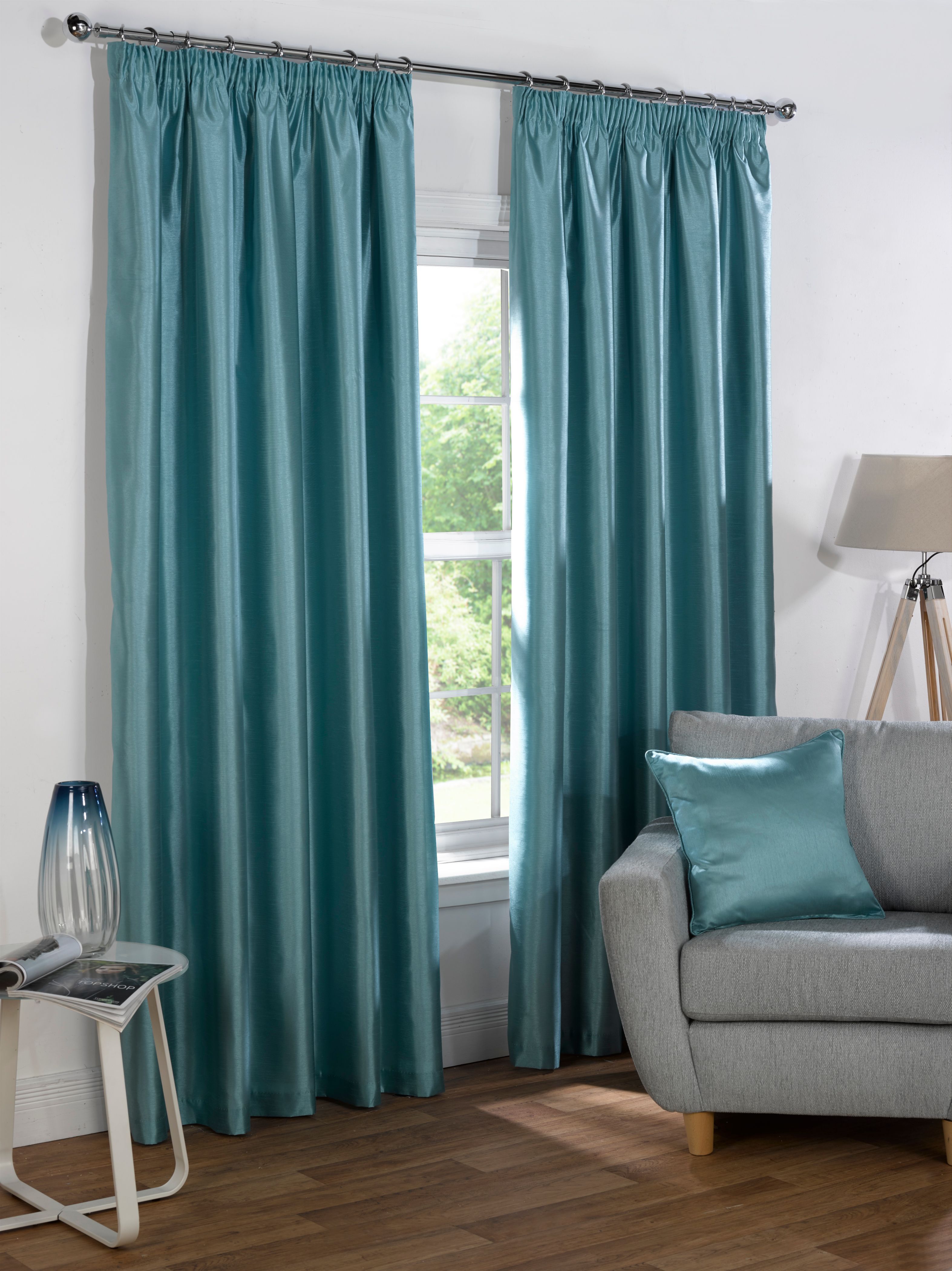 Rapport Home Sophia Cushion Cover (45x45 cm) in Duck Egg Blue