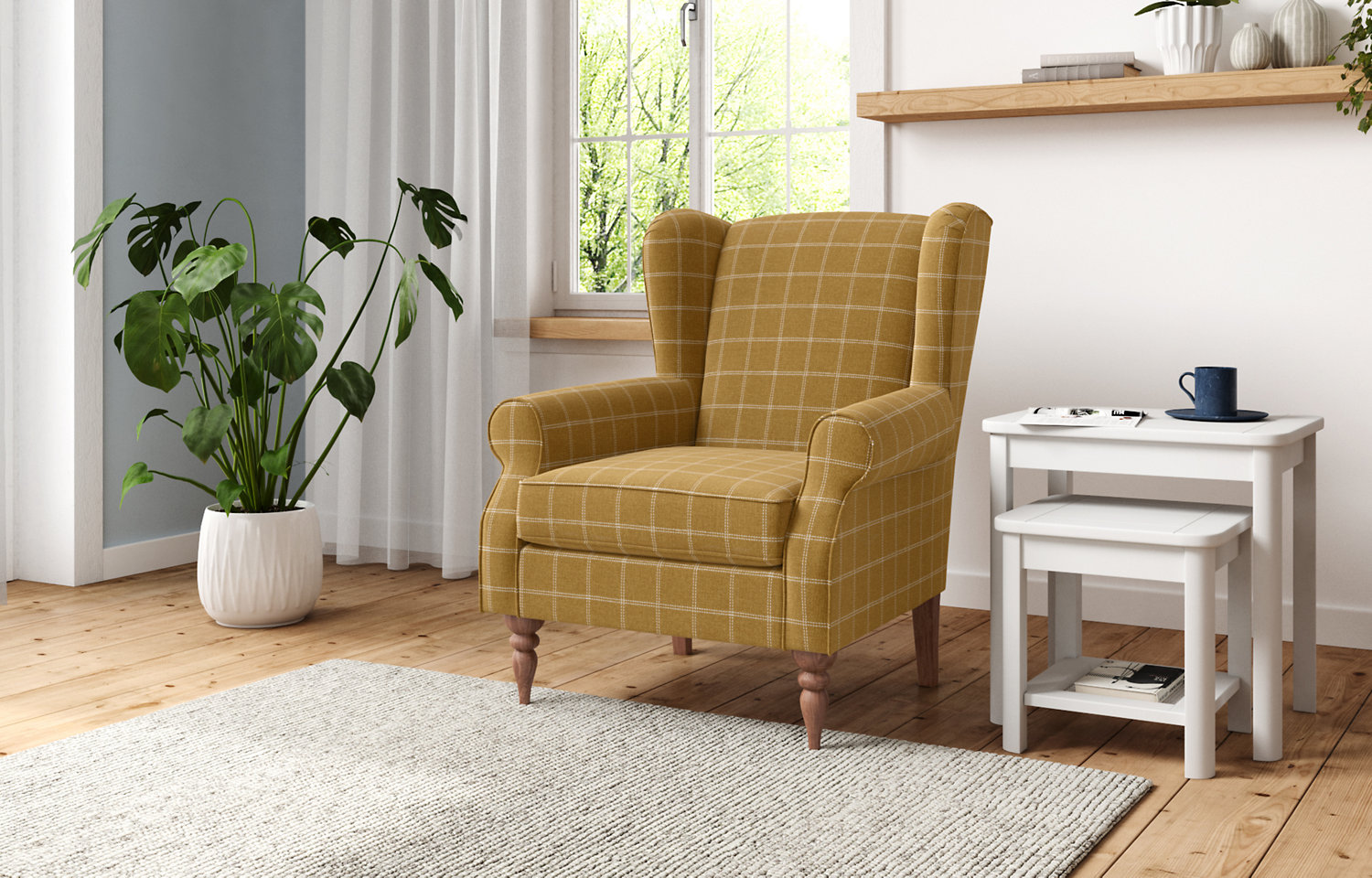 M&S Highland Plain Small Armchair