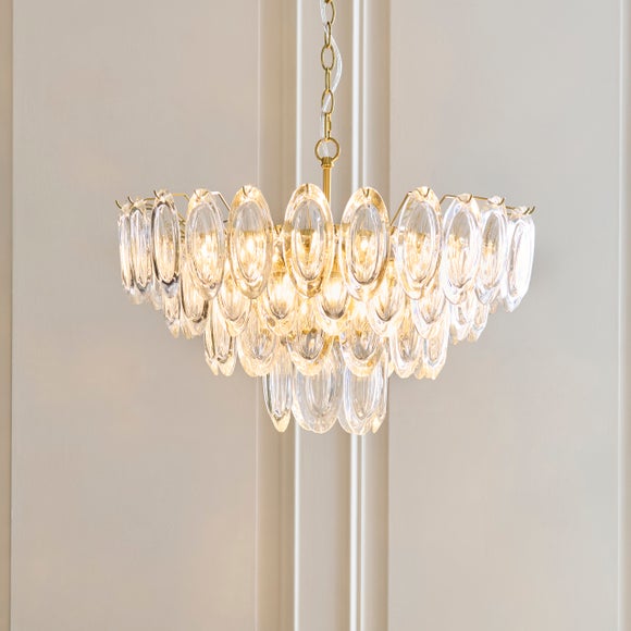 Dusk 9 Light Adjustable Chandelier