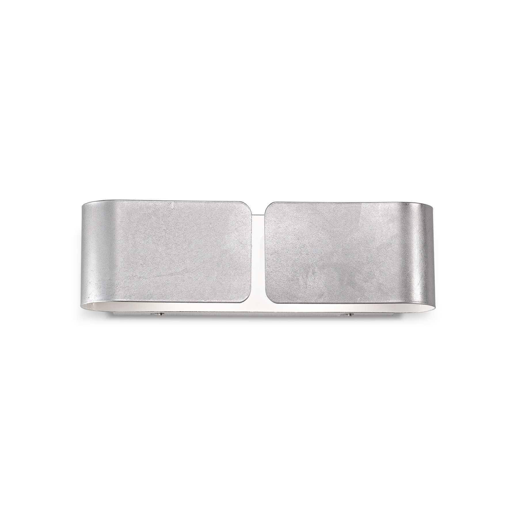 Netlighting Clip 2 Light Indoor Large Wall Light Silver E27