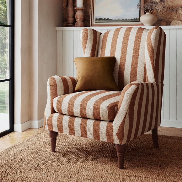 Charnwood Striped Boucle Occasional Armchair