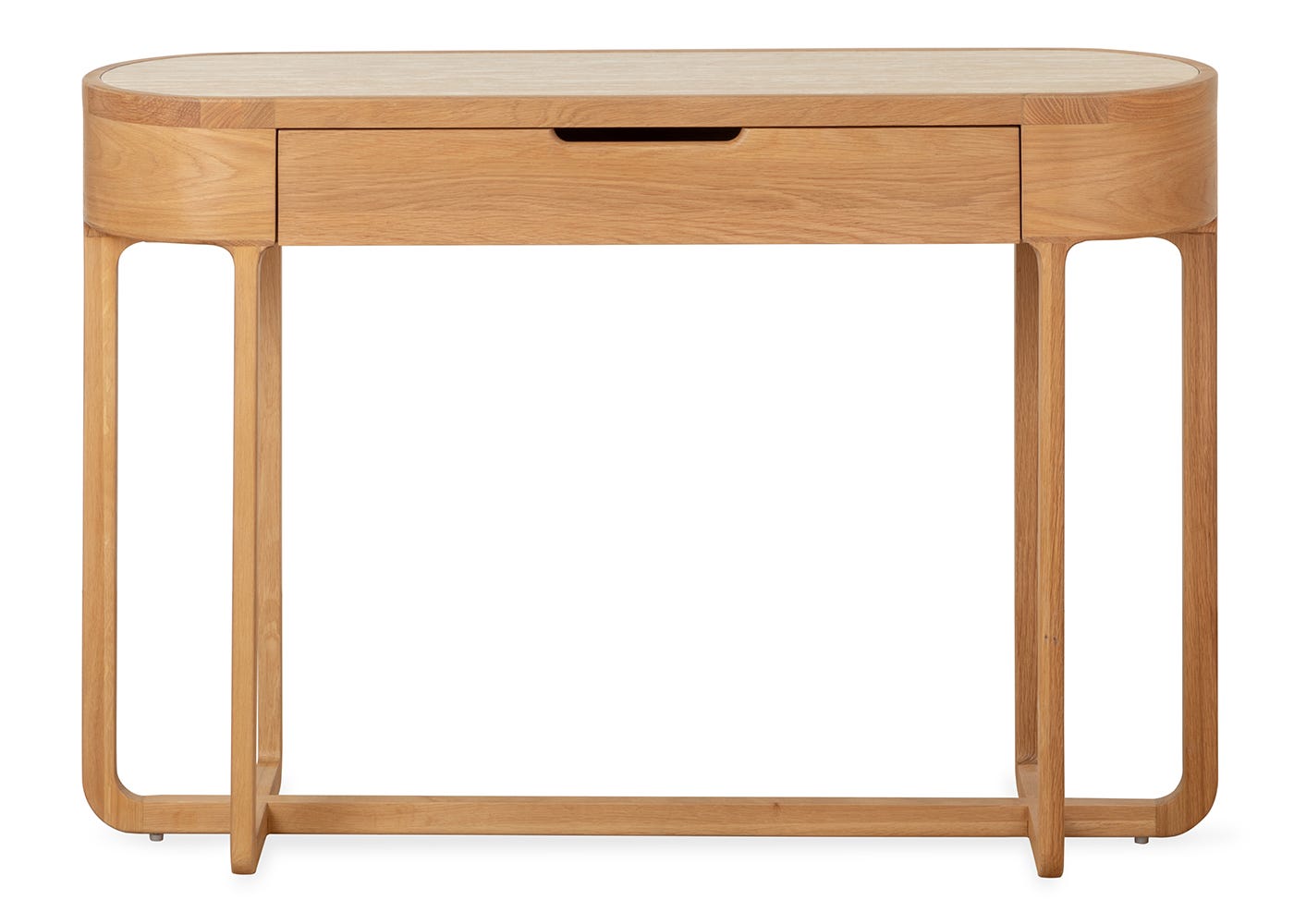 Heal's Anais Console Oak Travertine Top