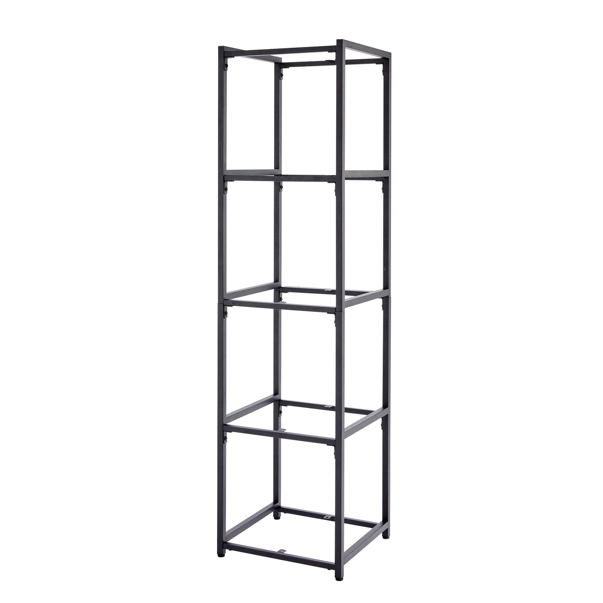 Modular 5 Shelf Black Frame Component Black
