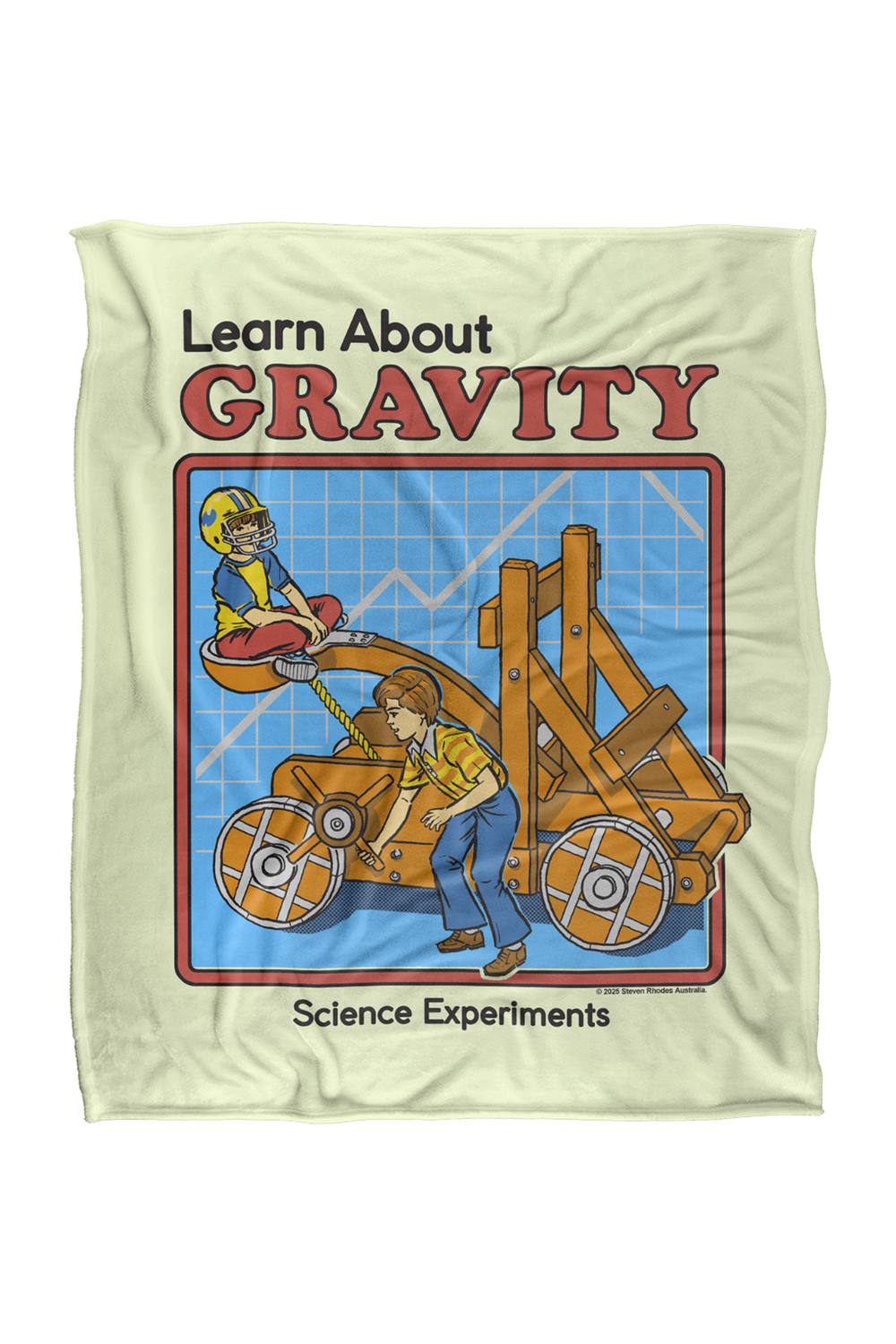 Steven Rhodes Learn About Gravity Silky Touch Super Soft Throw Blanket