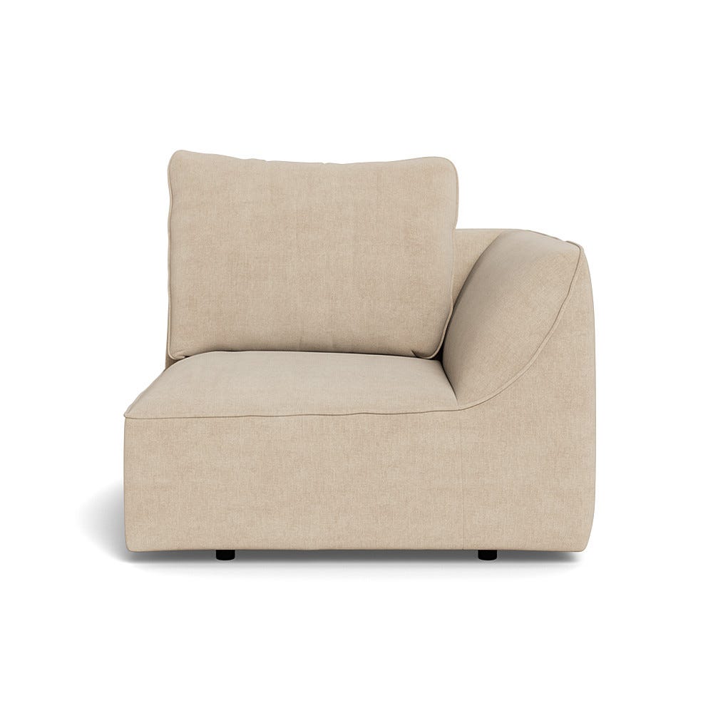 Heal's Morven Right Hand Facing Single Unit Brushed Cotton Oat