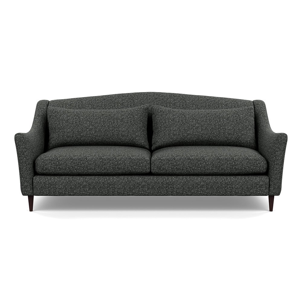 Heal's Somerset 4 Seater Sofa Brecon Charcoal Dark Stain