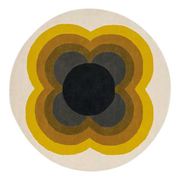 Orla Kiely Sunflower Yellow Rug