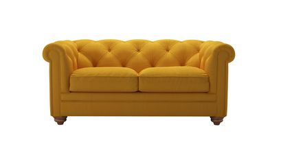 Patrick 2 Seat Sofabed in Mango Brushed Linen Cotton - sofa.com