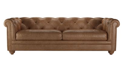 Patrick 3 Seat Sofa in Tan Vintage Leather - sofa.com
