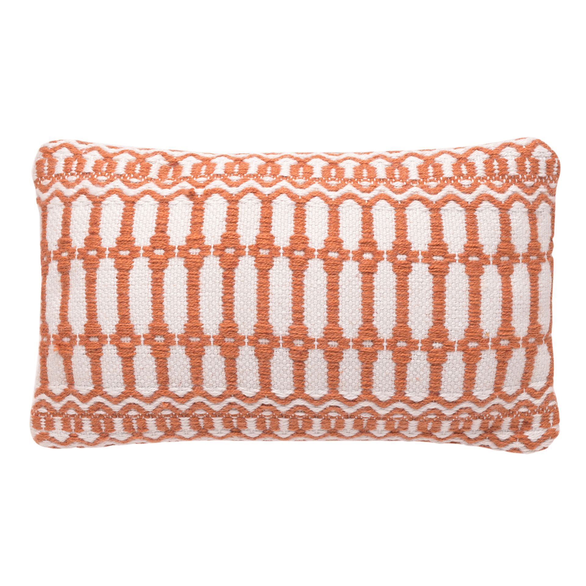 Country Living Outdoor Woven Terracotta Cushion - 30cm x 50cm