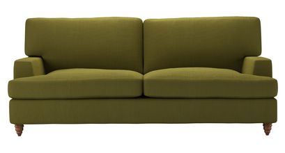 Isla 3 Seat Sofabed in Royal Fern Brushed Linen Cotton - sofa.com