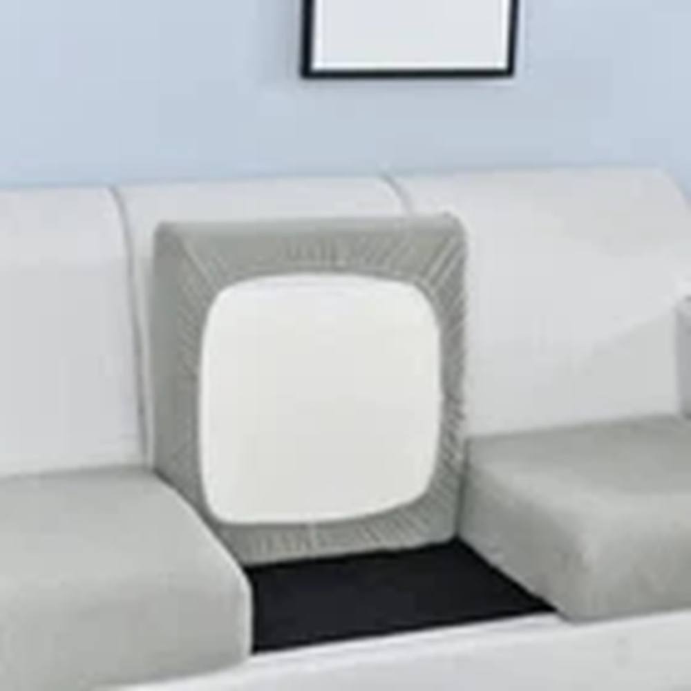 Havendro 1 Seater Light Grey Sofa Seat Cushion Covers Couch Protector
