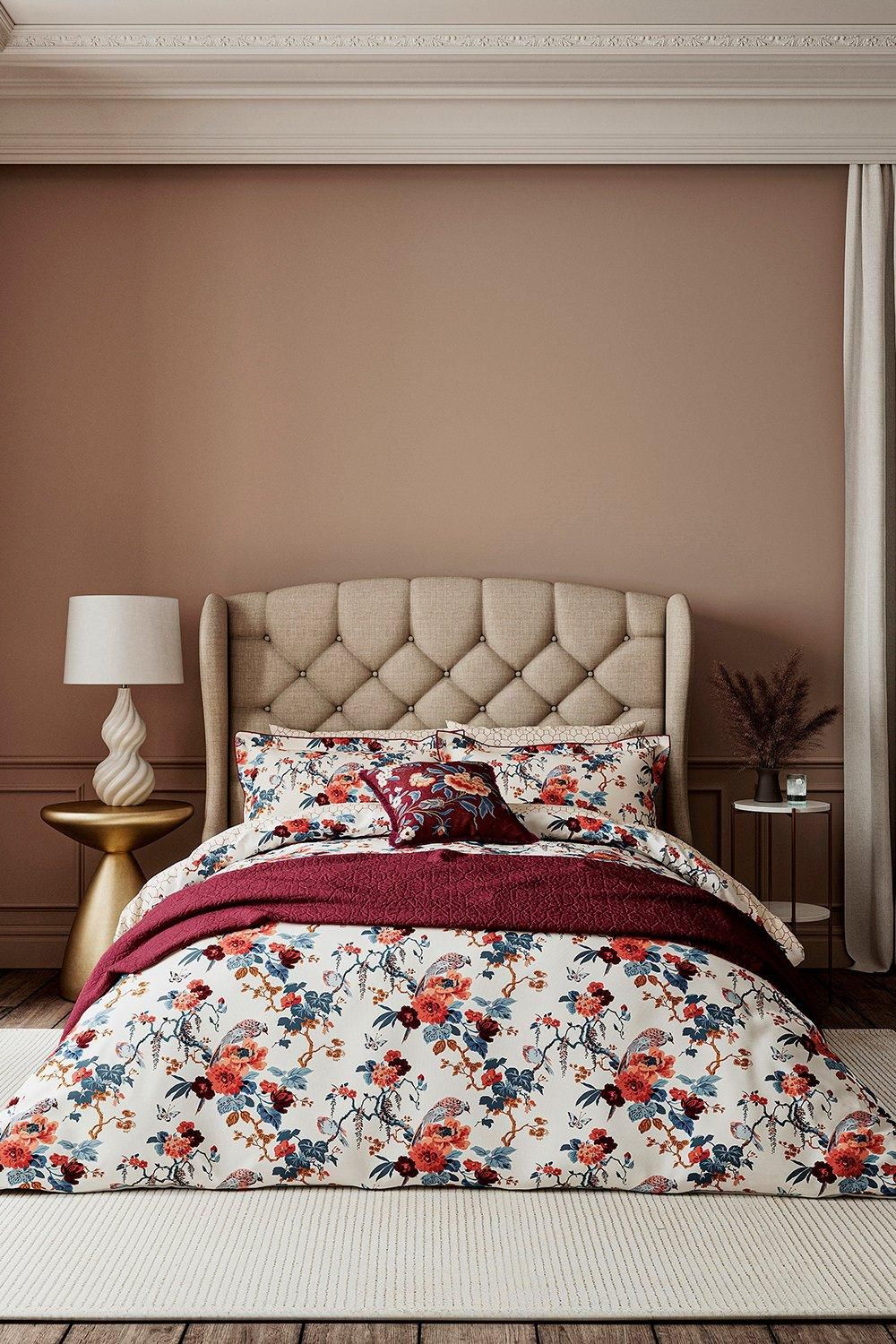 V & A 'Chinoiserie Charm' Cotton Duvet Cover Set