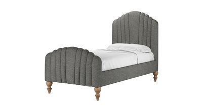 Bella Single Bed in Chia Plush Tweed Boucle - sofa.com