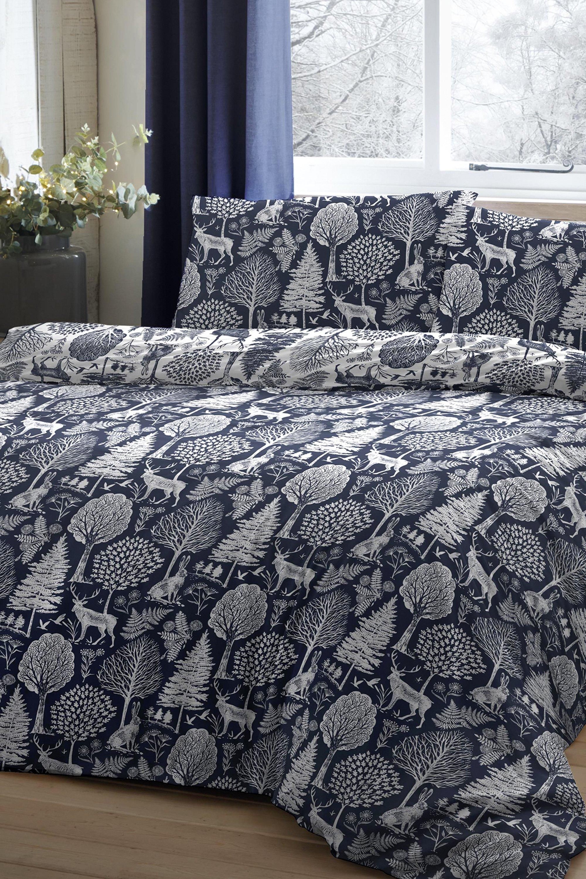 Brushed Winter Forest Superking Duvet Set