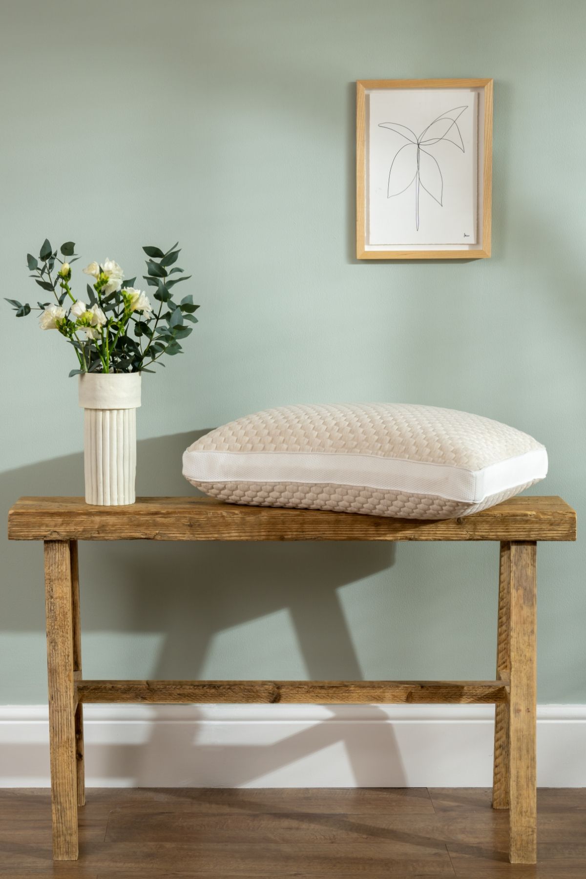 Soak&Sleep Shredded Memory Foam - Standard Pillow in Natural