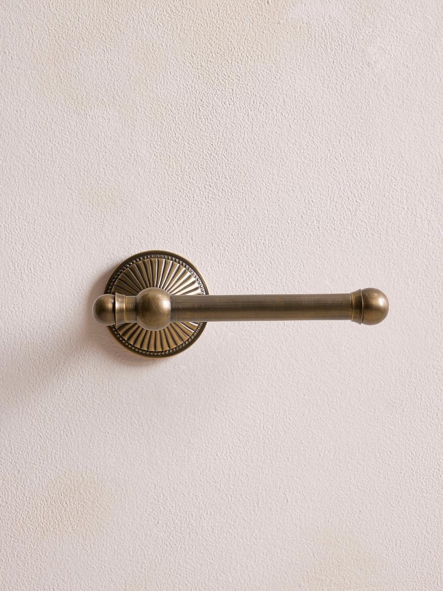 Charlton Toilet Roll Holder, Brass