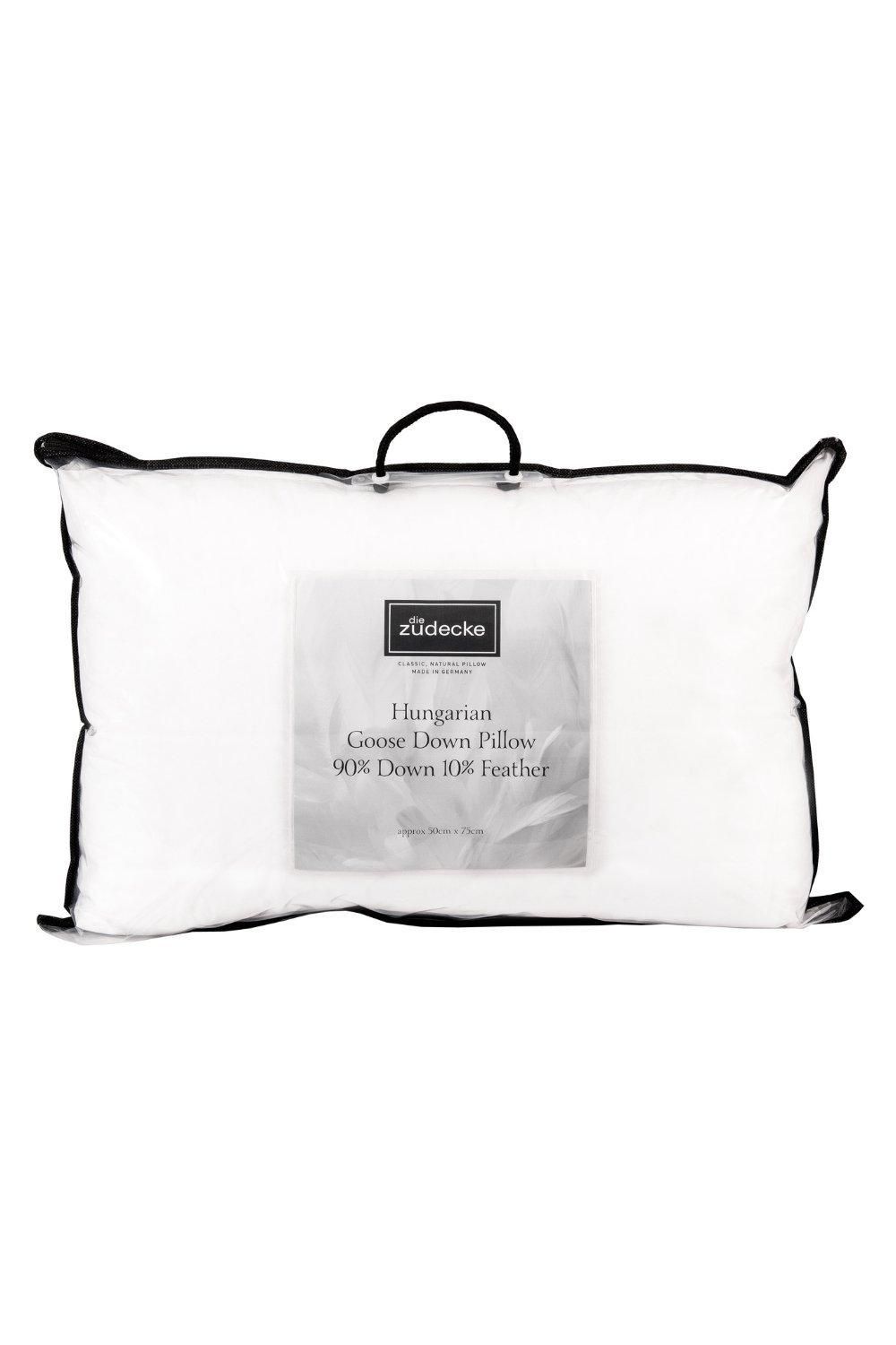 die zudecke Hungarian Goose Down Pillow in White