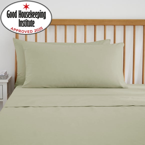 Pure Cotton Kingsize Pillowcase Pair